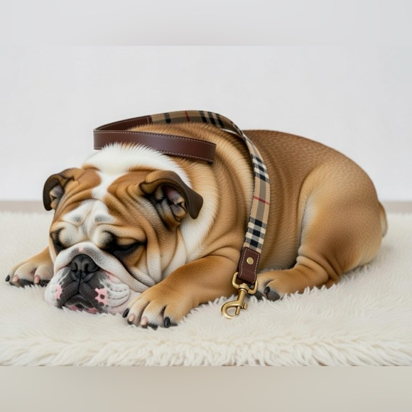 Burberry Other - Burberry Nova Check leather dog leash new